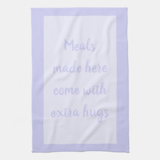 Lavendel - weiß geschirrtuch (Vertikal)