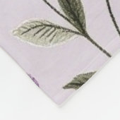 Lavendel Whispers - Botanisches Fleece Blanket (Ecke)