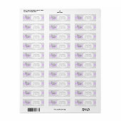 Lavendel, White Gray Elephant Babydusche 2 (Vorne)
