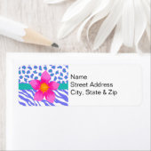 Lavendel & White Zebra & Cheetah Pink Blume (Insitu)