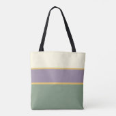 Lavendel-Wildblumen personalisierte Tasche - Gestr (Rückseite)