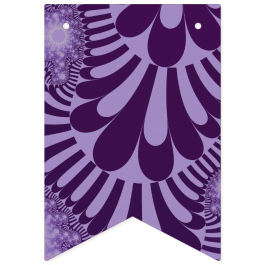 Lavendel Wimpelkette (Zweite Fahne)