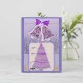 Lavendel Winter Pines with Bells (Stehend Vorderseite)