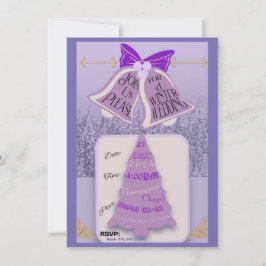 Lavendel Winter Pines with Bells