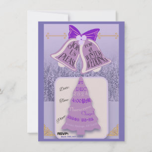 Lavendel Winter Pines with Bells