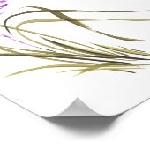 Lavendel Wisper Orchidee Poster (Ecke)