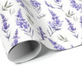 Lavendel-Wrapping Paper Lavendel-Blume Geschenkpapier (Rolleneckpunkt)