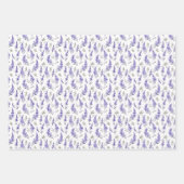Lavendel-Wrapping Paper Lavendel-Blume Geschenkpapier Set (Vorderseite 3)