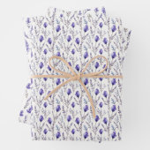 Lavendel-Wrapping Paper Lavendel-Blume Geschenkpapier Set (Beispiel)