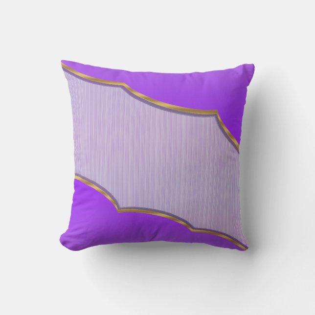 Lavendel-Wurfs-Kissen Kissen (Vorderseite)