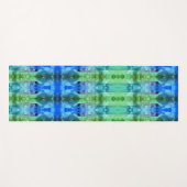 Lavendel X GL Ikat 12 quer Yogamatte (Vorderseite (Horizontal))