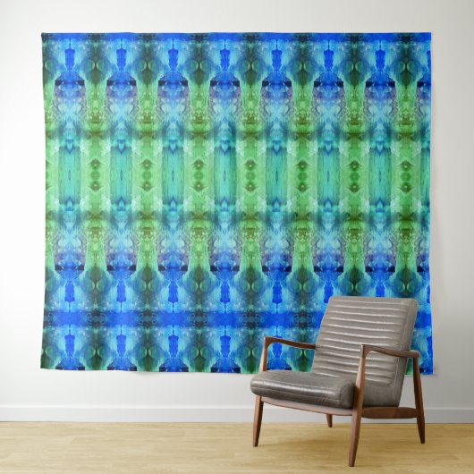 Lavendel X GL Ikat 12 Wandteppich (Beispiel (Horizontal))