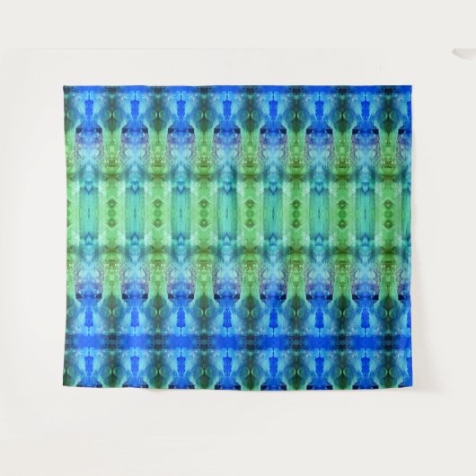 Lavendel X GL Ikat 12 Wandteppich (Vorderseite (Horizontal))