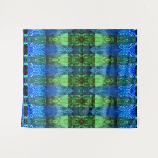 Lavendel X GL Ikat 13 Wandteppich (Vorderseite (Horizontal))