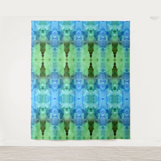 Lavendel X GL Ikat 9 Wandteppich (Vorderseite)