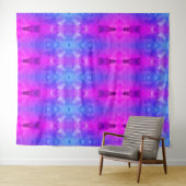 Lavendel X Miami Ikat 9 Wandteppich (Beispiel (Horizontal))
