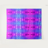 Lavendel X Miami Ikat 9 Wandteppich (Vorderseite (Horizontal))