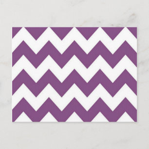 Lavendel Zickzack Postkarte