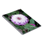 Lavendel-Zinnien-Notizbuch Notizblock (Rechte Seite)