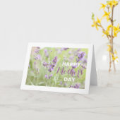 Lavendel zum Muttertag Karte (Gelbe Blume)