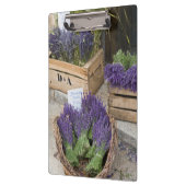 Lavendel zum verkauf, Provence, Frankreich Klemmbrett (Links)