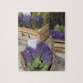 Lavendel zum verkauf, Provence, Frankreich Puzzle (Vertikal)