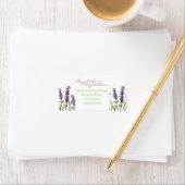 Lavendeladresse Adressaufkleber (Insitu)