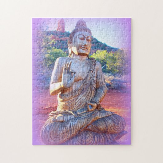 Lavendelaura Buddha Puzzle (Vertikal)