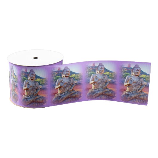 Lavendelaura buddhas ripsband (Spule)