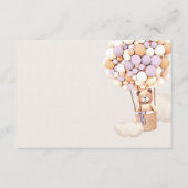 Lavendelbärenkarte Begleitkarte (Vorderseite)