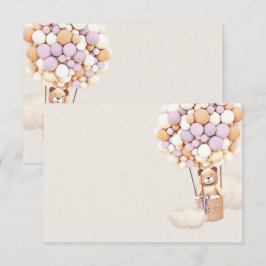 Lavendelbärenkarte Begleitkarte