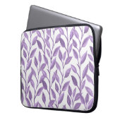 Lavendelblätter Laptopschutzhülle (Vorderseite Links)