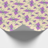 Lavendelblau, Dilly Dilly Geschenkpapier (Ecke)