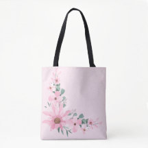 Lavendelblau, rosa Tasche