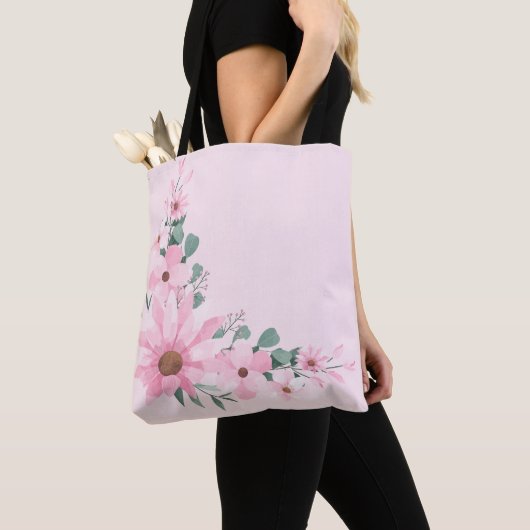 Lavendelblau, rosa Tasche (Von Nahem)