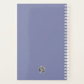Lavendelblauer Frühling Planer (Rückseite)