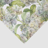 Lavendelblauer Hydrangea mit Blumen Seidenpapier (Ausschnitt)