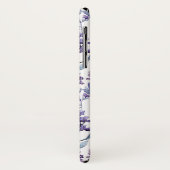 Lavendelblumenmuster Case-Mate iPhone Hülle (Hinten/Links)