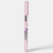 Lavendelblut: Mit Monogramm erste "S" Case-Mate iPhone Hülle (Rückseite / Rechts)