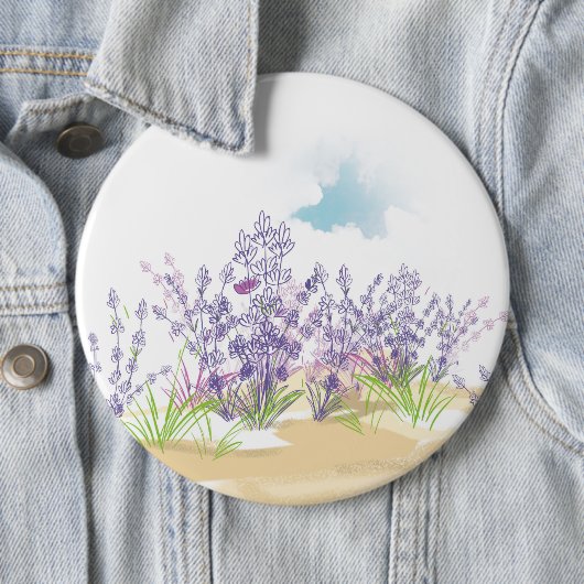 Lavendelblüte Button (Beispiel)