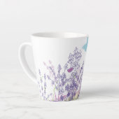 Lavendelblüte Milchtasse (Linke Ecke)