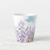Lavendelblüte Milchtasse (Vorderseite)