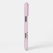 Lavendelblüte: Monogramm-Initiale 'X' iPhone Hülle (Rechte Seite)