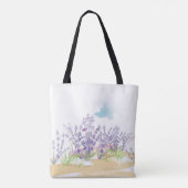 Lavendelblüte Tasche (Rückseite)