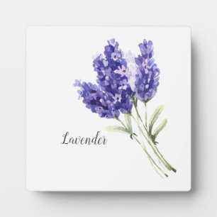 Lavendelblüten Aquarell Fotoplatte