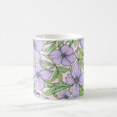 Lavendelblüten-Blumig Kaffeetasse (Mittel)