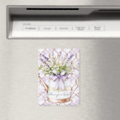 Lavendelblüten Bogen   Magnet (In Situ (Geschirrspüler))