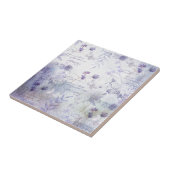 Lavendelblüten Decoupage Fliese (Seite)