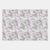 Lavendelblüten geschenkpapier set (Vorderseite 3)