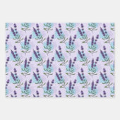Lavendelblüten geschenkpapier set (Vorderseite)